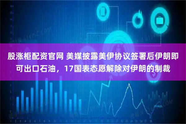 股涨柜配资官网 美媒披露美伊协议签署后伊朗即可出口石油，17国表态愿解除对伊朗的制裁
